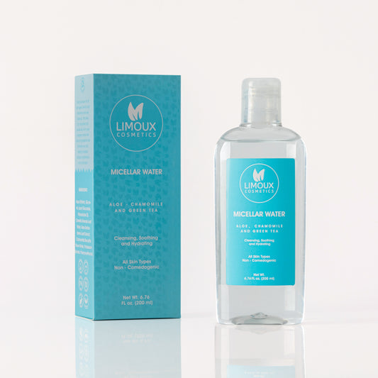 Micellar Water - All Skin Types - Cleansing, Soothing and Hydrating - Non-Comedogenic - Aloe, Chamomile and Green Tea