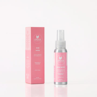 Rose Water - Aloe, Vitamin B, C and E - Refreshing and Hydrating