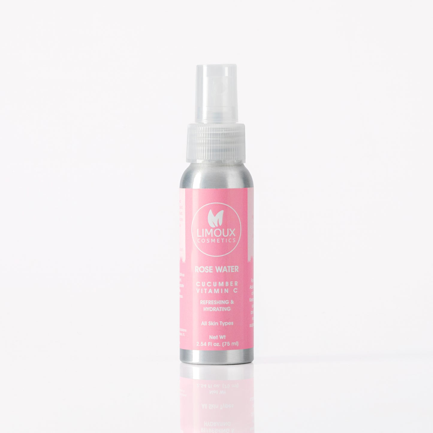 Rose Water - Aloe, Vitamin B, C and E - Refreshing and Hydrating